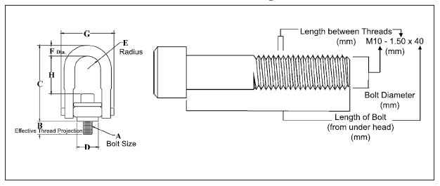 Crosby HR125M diagram