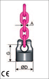 RUD WPPH-VIP PowerPoint® Direct VIP Chain Connection For Welding drawn diagram